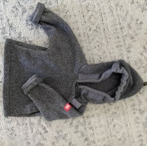 Widgeon Polartec gray fleece gnome hooded style baby jacket -size 9 months